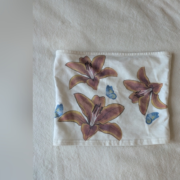 Edited Tiger Lilly Tube Top - Picture 2 of 3